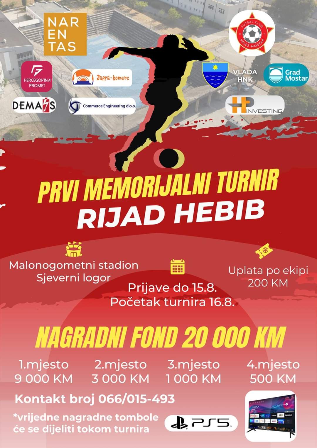 Sjećanje na Rijada Hebiba – Futsal turnir u Mostaru