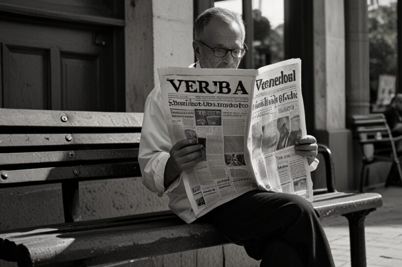 Default_a_guy_sitting_at_the_bench_reading_newspaper_make_head_1