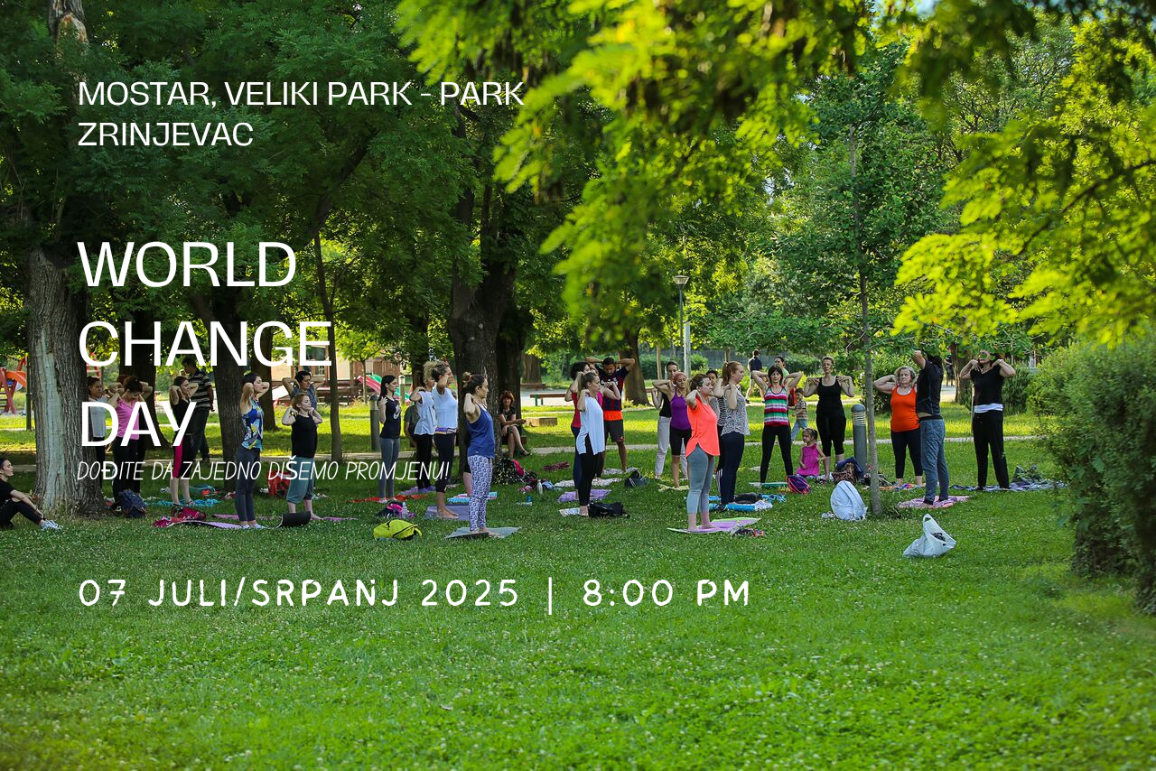 Darel Kapetanović vodi radionicu disanja u Mostaru